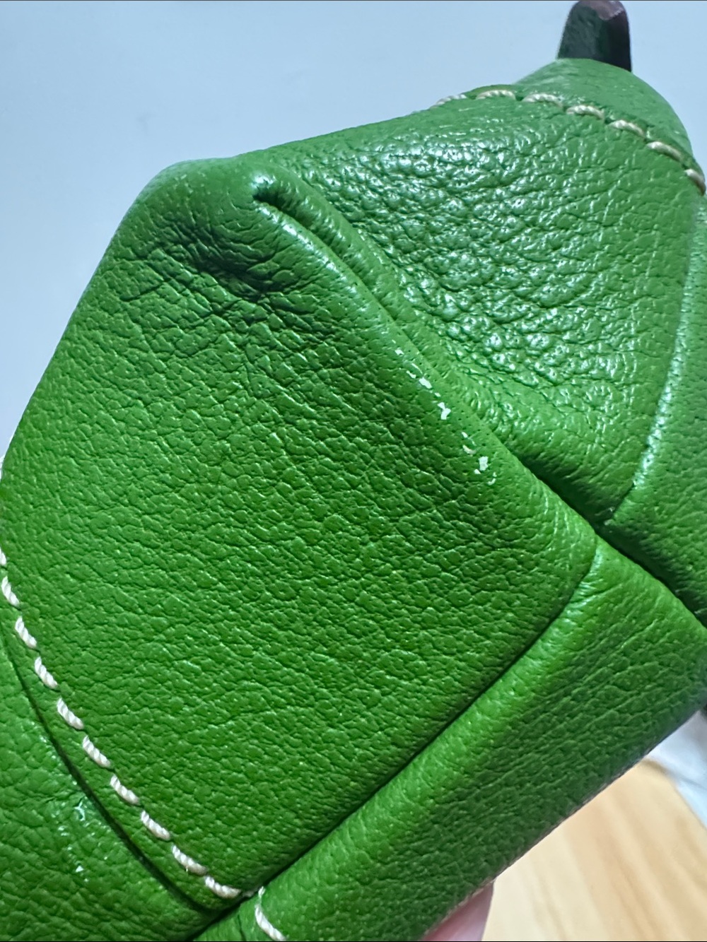 Dooney & Bourke Green Leather Shoulder Bag - Picture 16 of 17
